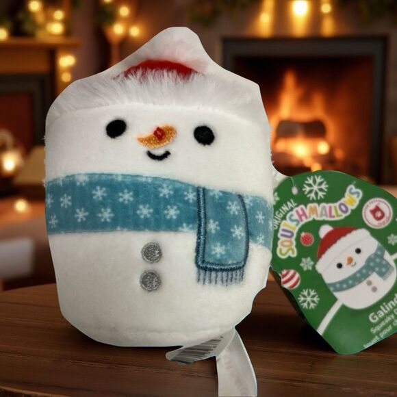 2023 Holiday Squeeky Plush Squishmallow Squad For Dogs Gilindo Carol & Gina - Picture 2 of 5